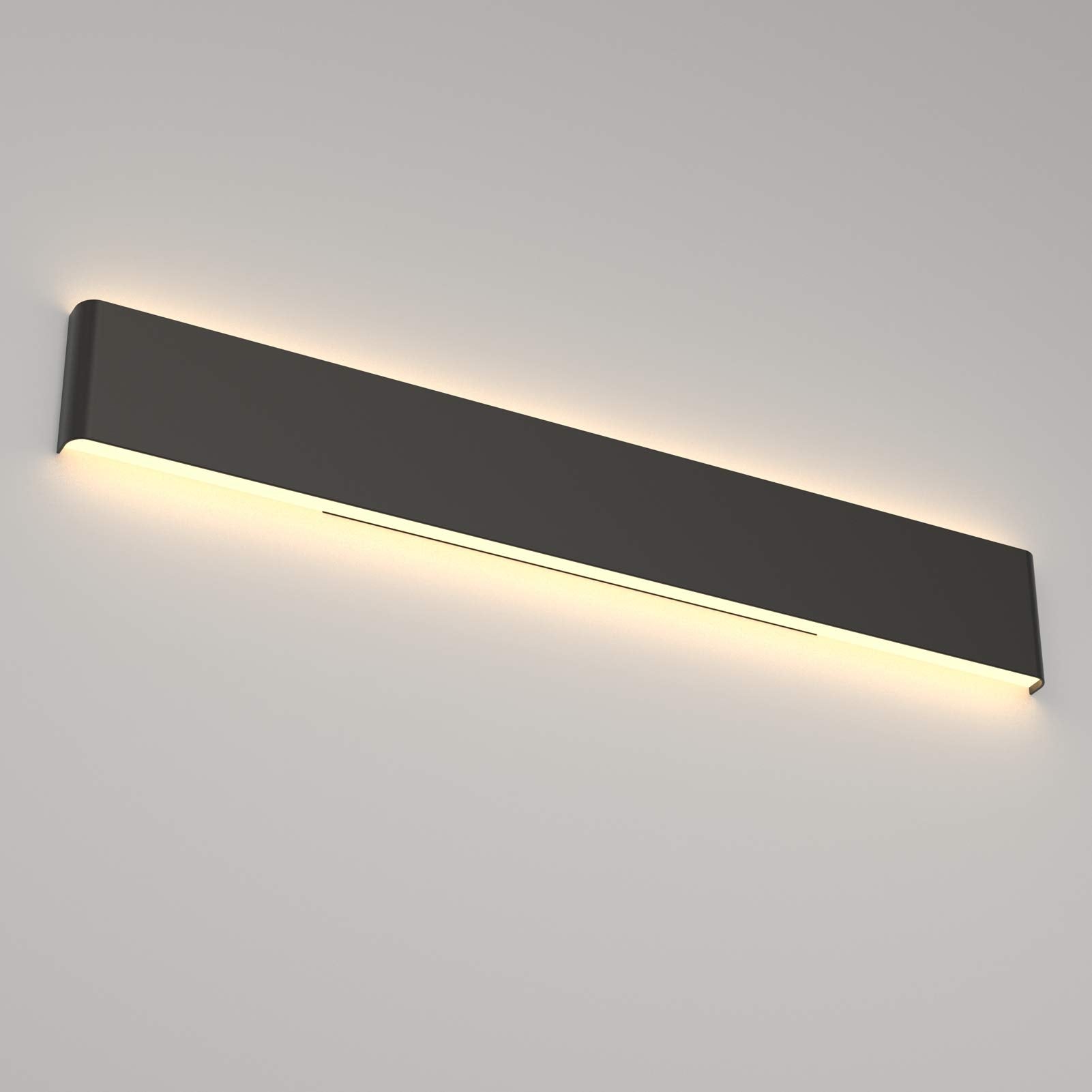 Ralbay Modern Black Bathroom Vanity Light 32.6inch Vanity Light for Bathroom 30W Up and Down Indoor Wall Lighting Fixtures Natural White 4000K