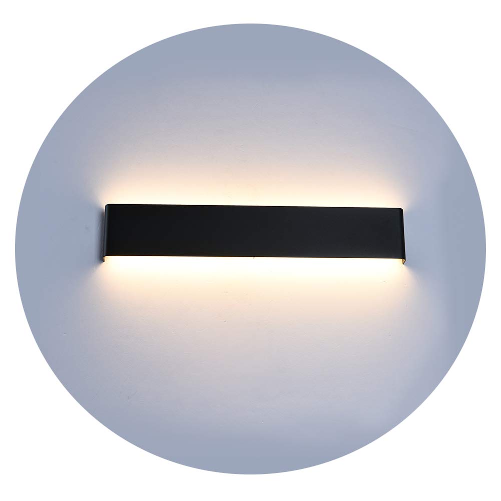 Ralbay Modern Black Bathroom Vanity Light 32.6inch Vanity Light for Bathroom 30W Up and Down Indoor Wall Lighting Fixtures Natural White 4000K
