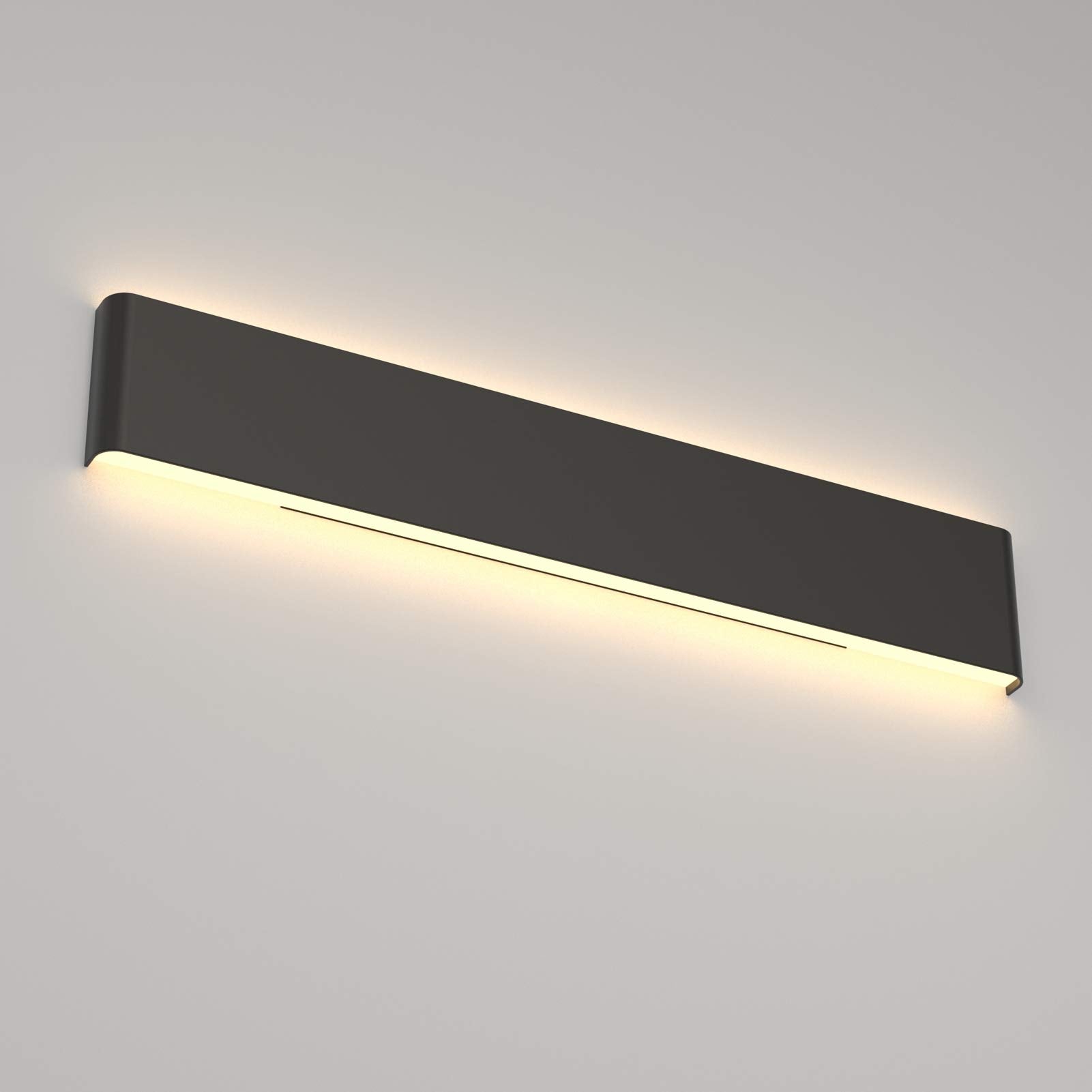 Ralbay Modern Black Bathroom Vanity Light 32.6inch Vanity Light for Bathroom 30W Up and Down Indoor Wall Lighting Fixtures Natural White 4000K