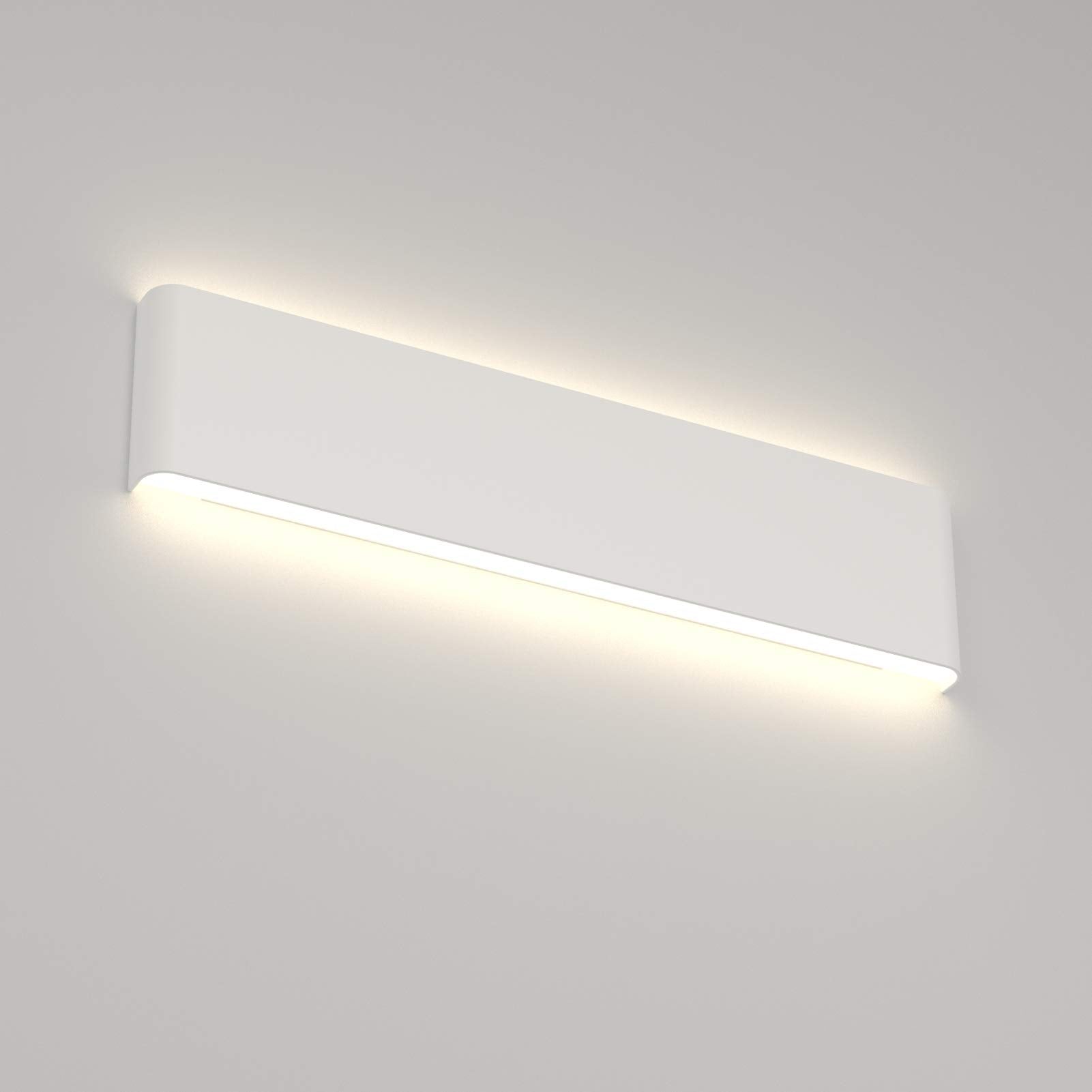 Ralbay Modern Black Bathroom Vanity Light 32.6inch Vanity Light for Bathroom 30W Up and Down Indoor Wall Lighting Fixtures Natural White 4000K