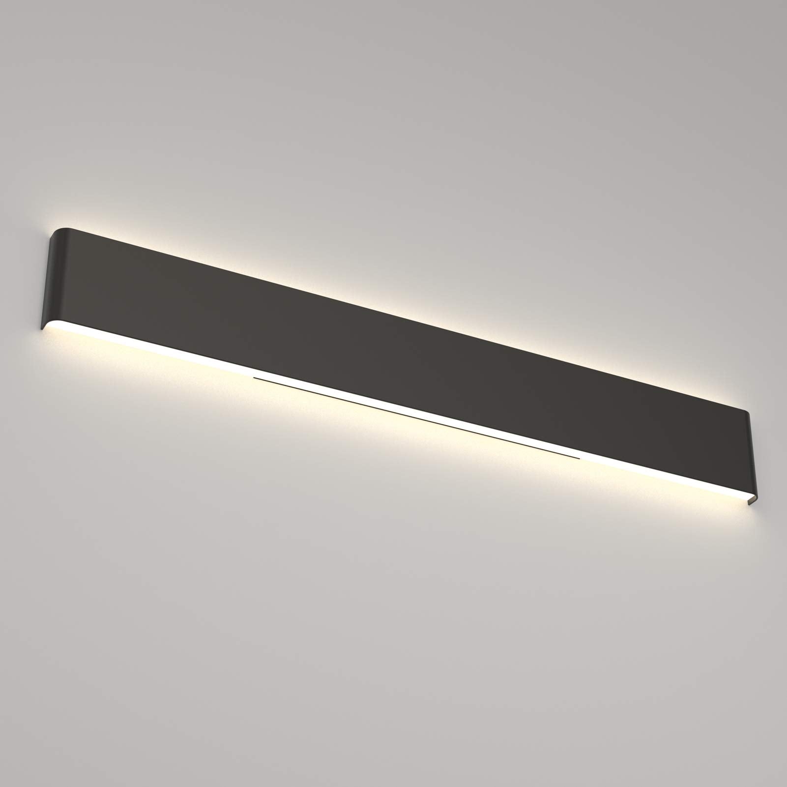 Ralbay Modern Black Bathroom Vanity Light 32.6inch Vanity Light for Bathroom 30W Up and Down Indoor Wall Lighting Fixtures Natural White 4000K