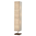 Adesso Three Light Floor Lamp – Natural Wood Base & Adjustable Brightness – Perfect Lighting for Bedroom, Living Room and Corner Decor, Beige