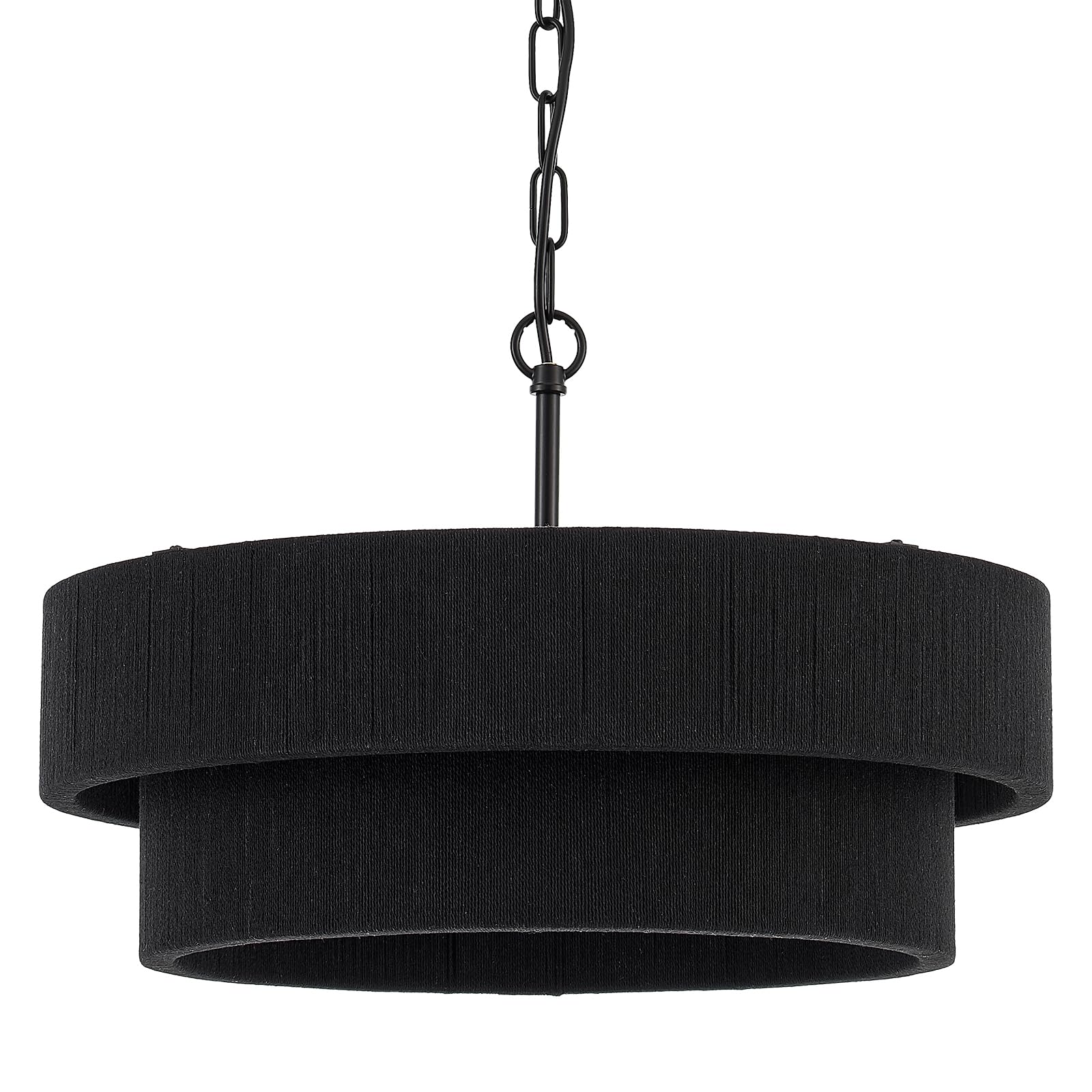 20" Rattan Pendant Light, Boho Woven Chandelier for Home Decor