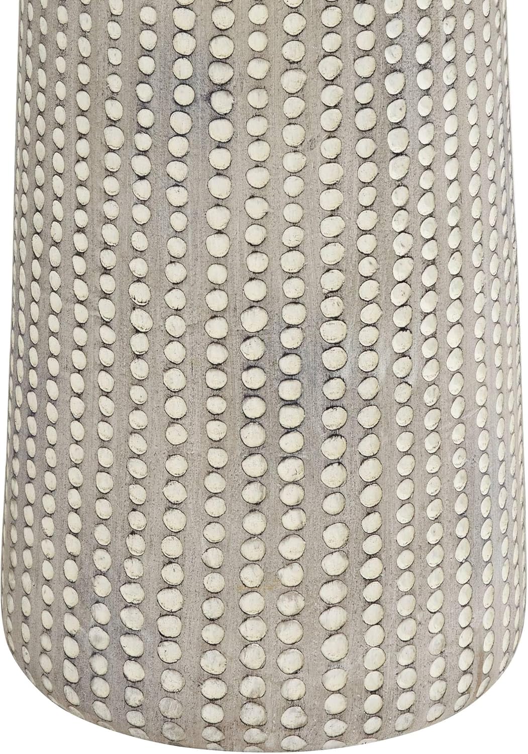 Possini Euro Design Leisa Mid Century Modern Coastal Southwest Bohemian 64 1/2" Tall Standing Floor Lamp Foot Switch Natural Hammered Pattern Living Room Bedroom House Reading Office Home Décor